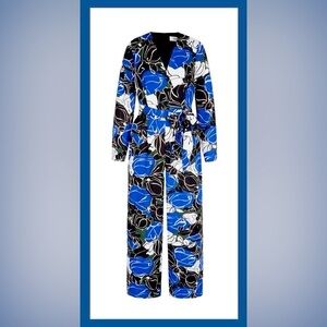 Iconic Style, Unworn Perfection: DVF Black jumpsuit sz 6US